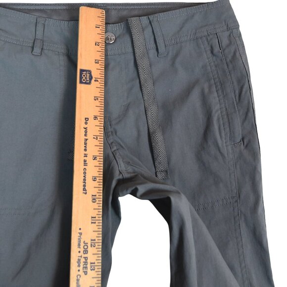REI Stone Gray Outdoor Hiking Pants Women’s 4 Utility Travel Convertible Zip Off - Picture 8 of 9